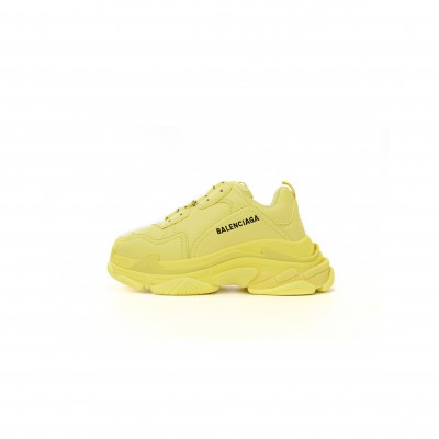 BALENCIAGA WMNS TRIPLE S SNEAKER LIGHT YELLOW 524039W1FB62308
